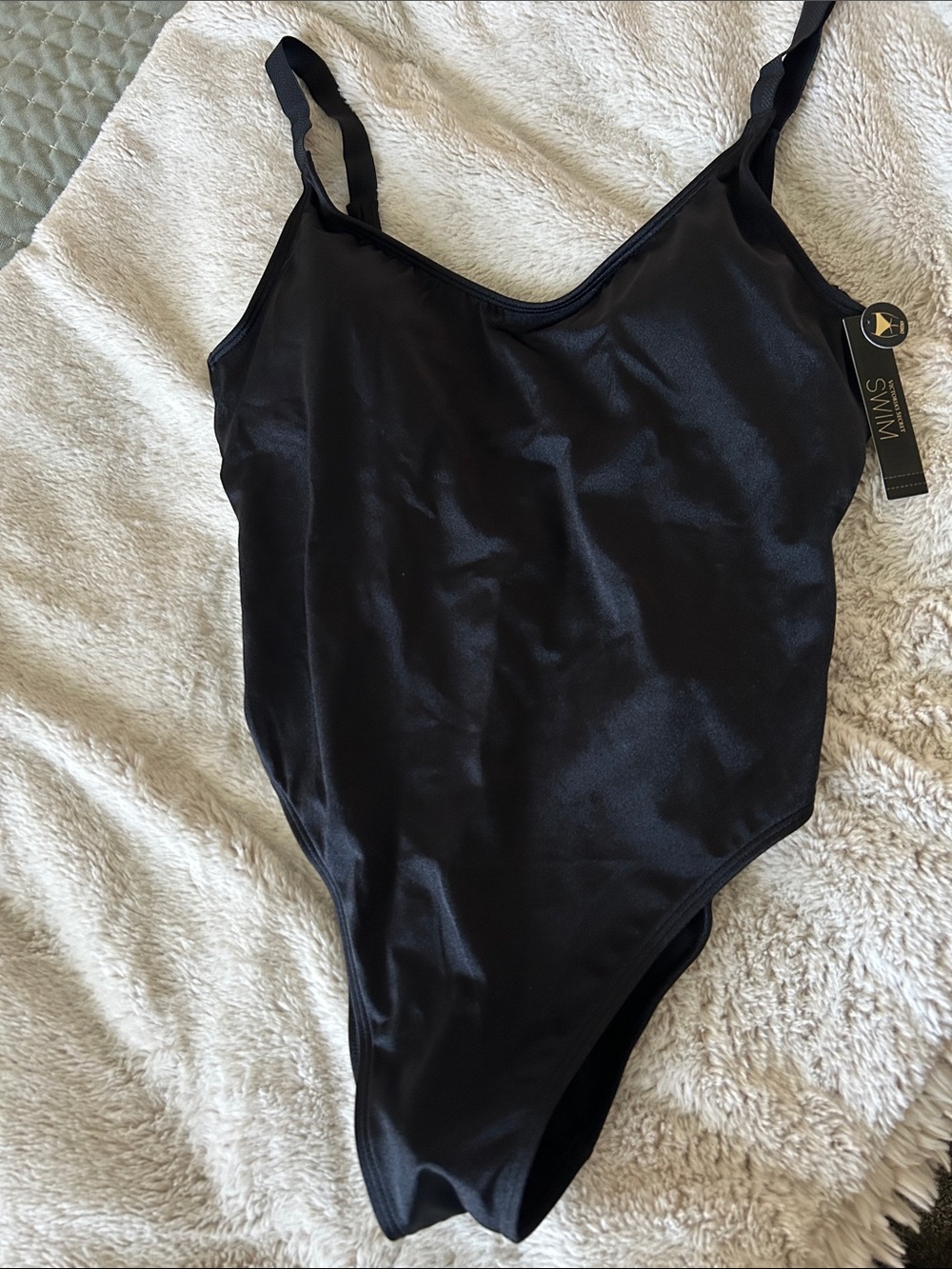 Victoria's Secret Black One-Piece with Side Cutout Straps - Picture 2 of 5
